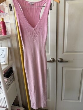 Guess Ribbed Pink Tank dress